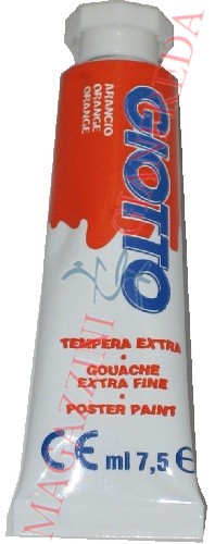 GIOTTO TEMPERA TUBO ML 7,5 ARANCIO